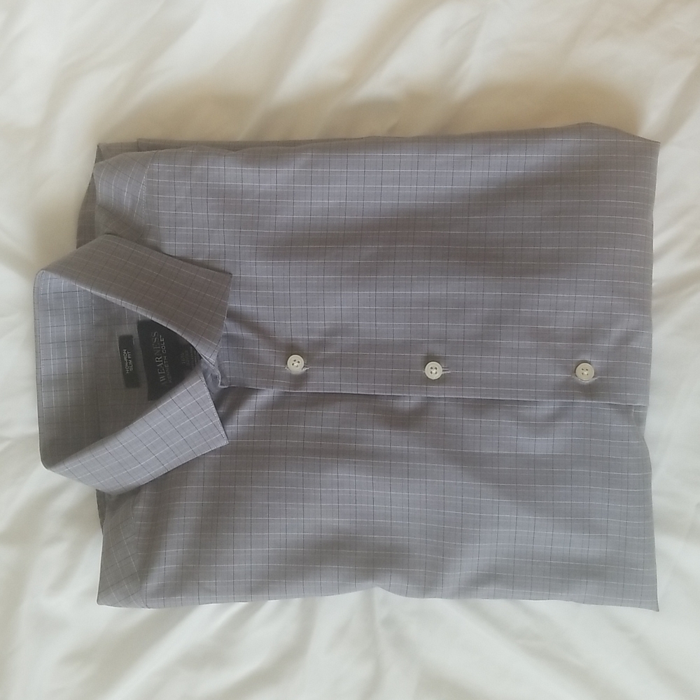 Men's Awearness Kenneth Cole Long-Sleeved Button Down Dress/Casual Shirt